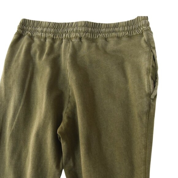 J.Crew Faded Olive Jogger Pants Size S 100% Cotton Lounge Y2K Athleisure - Picture 3 of 9